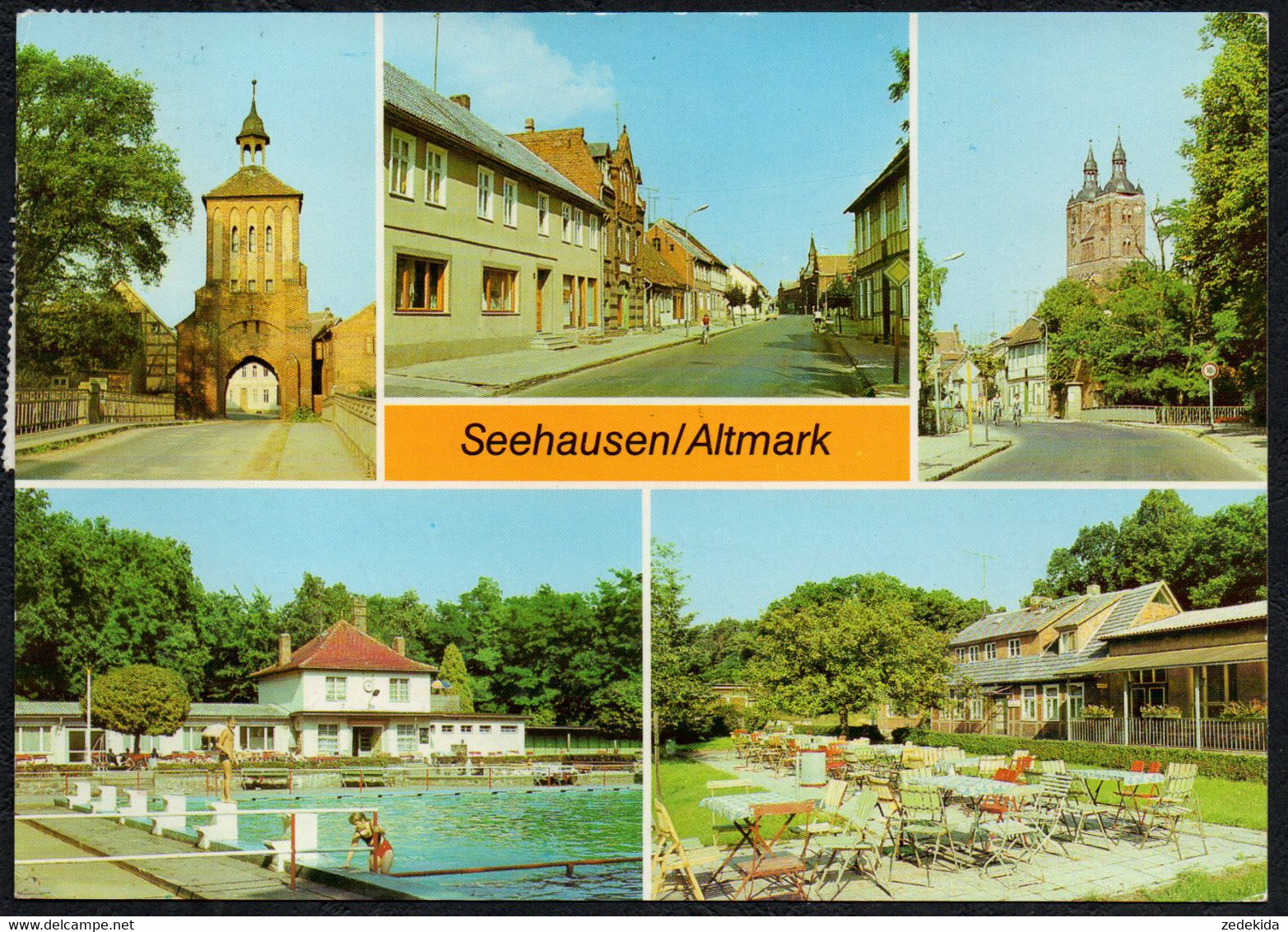 F3485 - Seehausen Kr. Osterburg Freibad Straße Der DSF - Bild Und Heimat Reichenbach - Osterburg