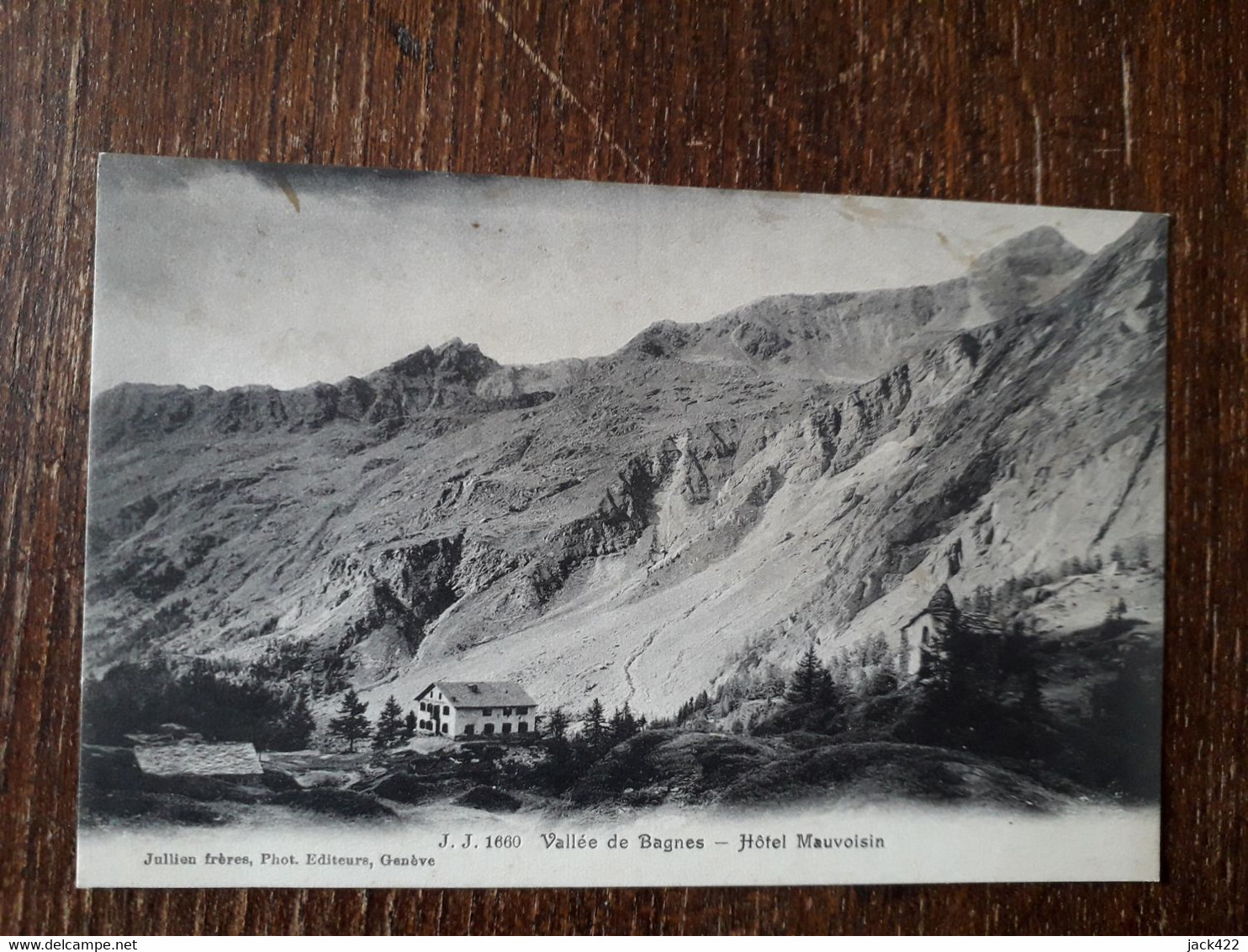 L38/68 VALLEE DE BAGNES . HOTEL MAUVOISIN - Bagnes