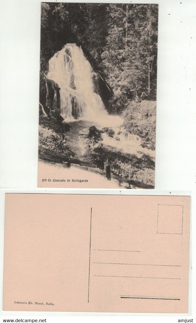 Suisse // Schweiz // Fribourg  // Cascade De Bellegarde (Editeur Charles Morel, Bulle) - Bellegarde