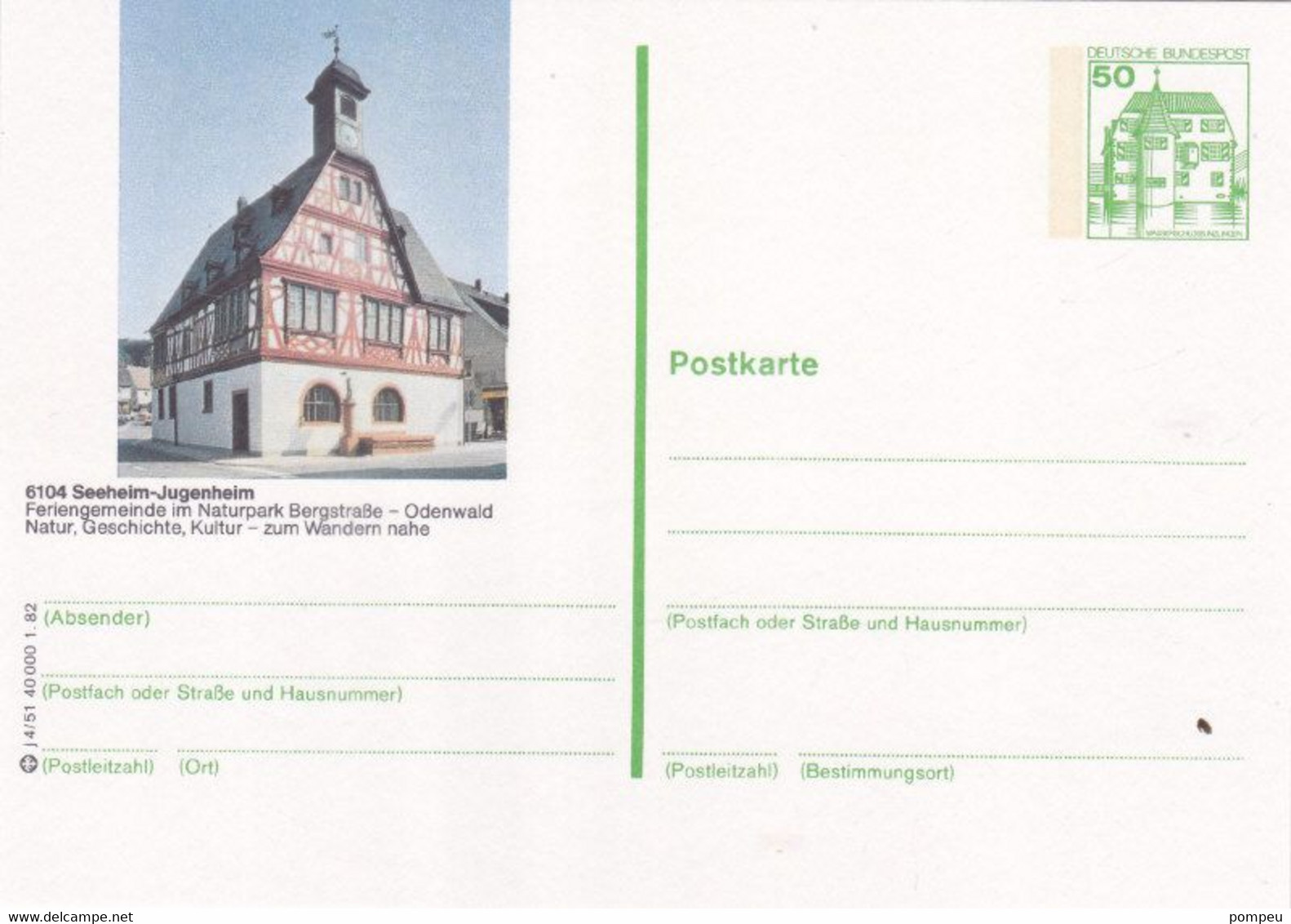 QO - Lote 42 Cartes - POSTKARTE - Germany  (neuf)