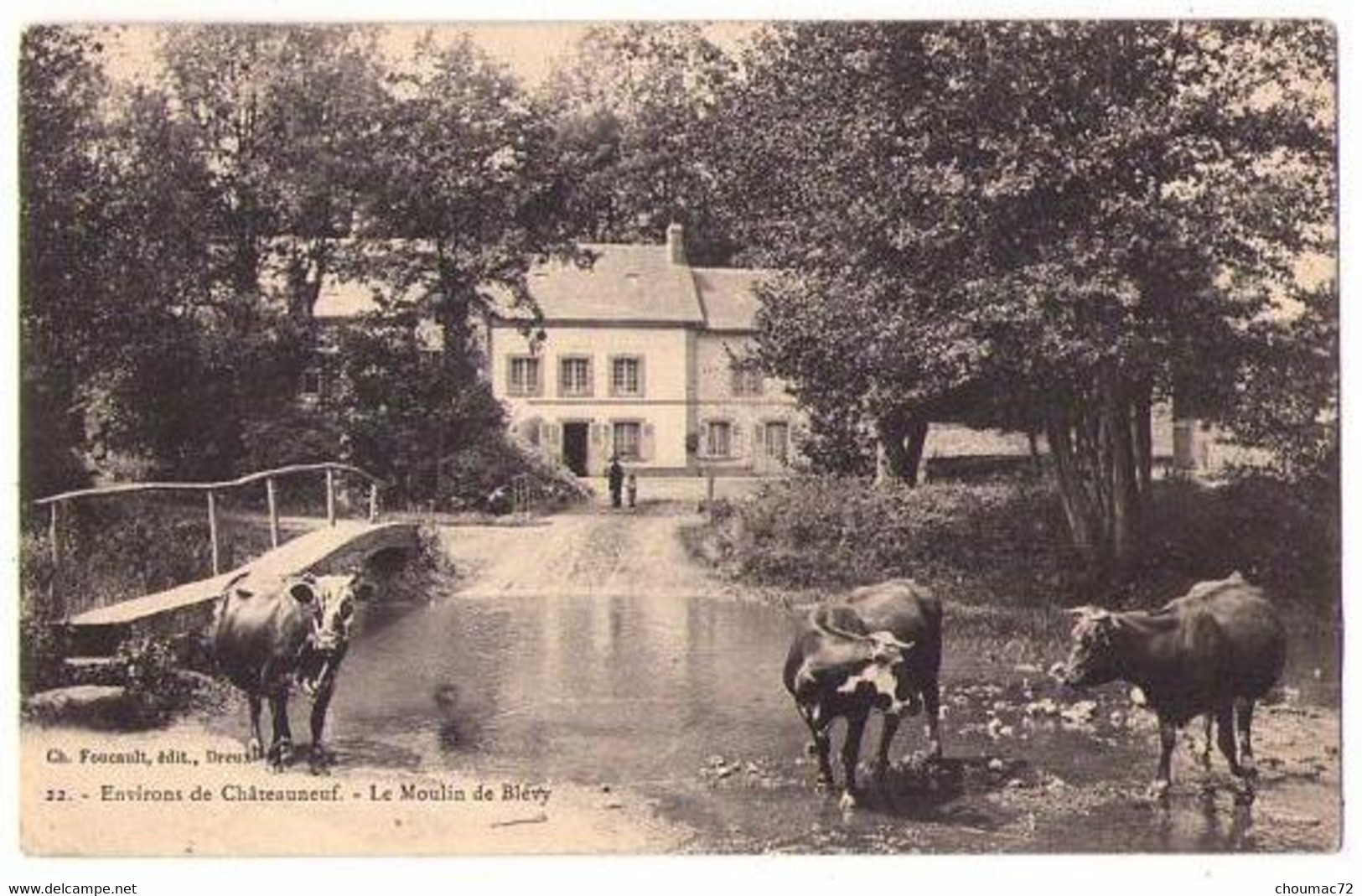 (28) 788, Blévy, Foucault 22, Le Moulin De Blévy - Blévy