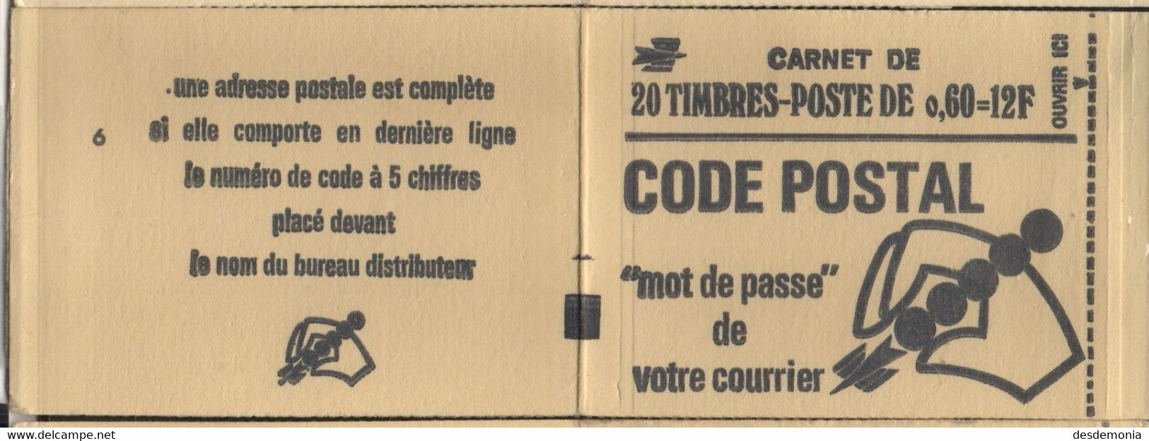 France Maury Carnet 393 (Yvert 1815-C1) ** Marianne De Béquet Conf 6 Daté Du 7.29.8.7? - Booklets