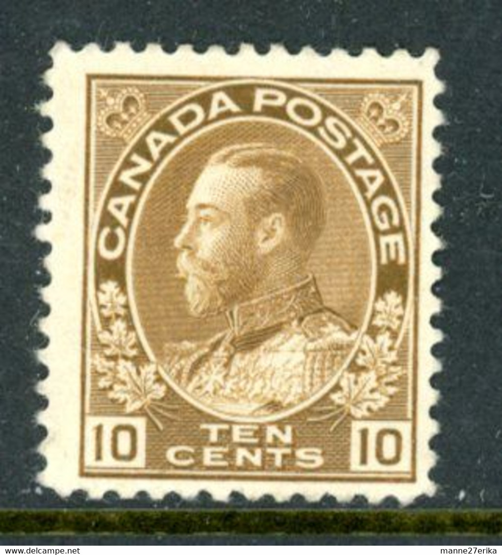 Canada MH 1911-25 King George V "Admiral Issue - Unused Stamps