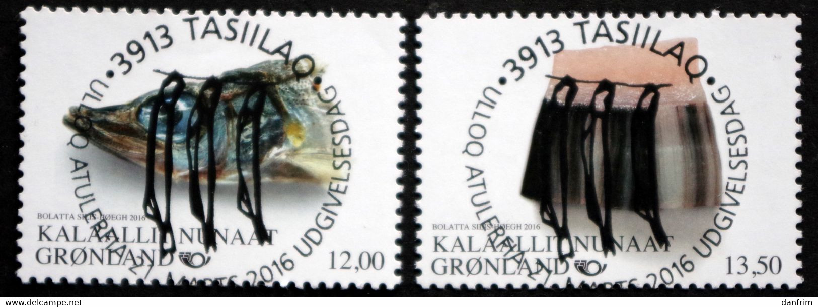 GREENLAND 2016 NORDEN   Minr.724-25   ( Lot D 1921 ) - Used Stamps