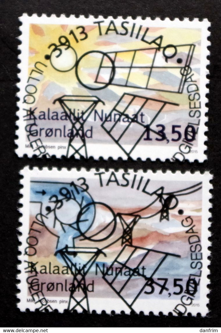 GREENLAND 2015  Sustainable Energy   Minr.707-8   ( Lot D 2411 ) - Used Stamps