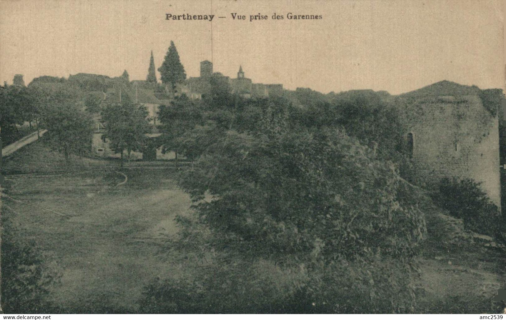 79 PARTHENAY CPA  Vue Prise Des Garennes - Parthenay