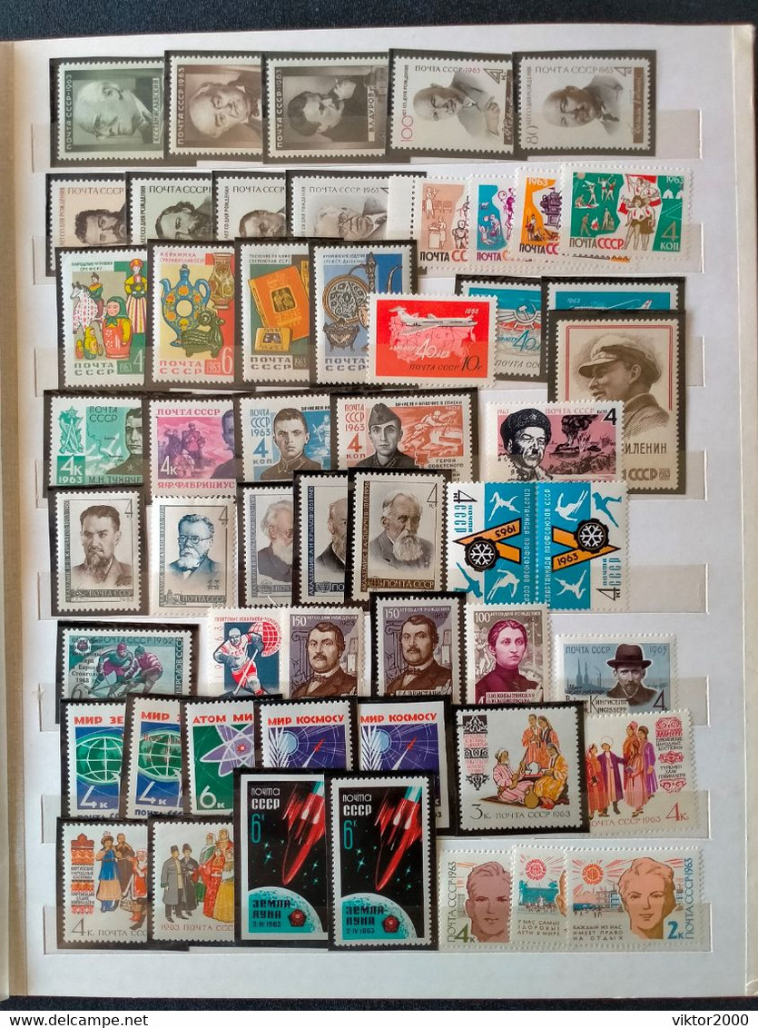 RUSSIA  MNH (**) Complete Years 1963 - Années Complètes