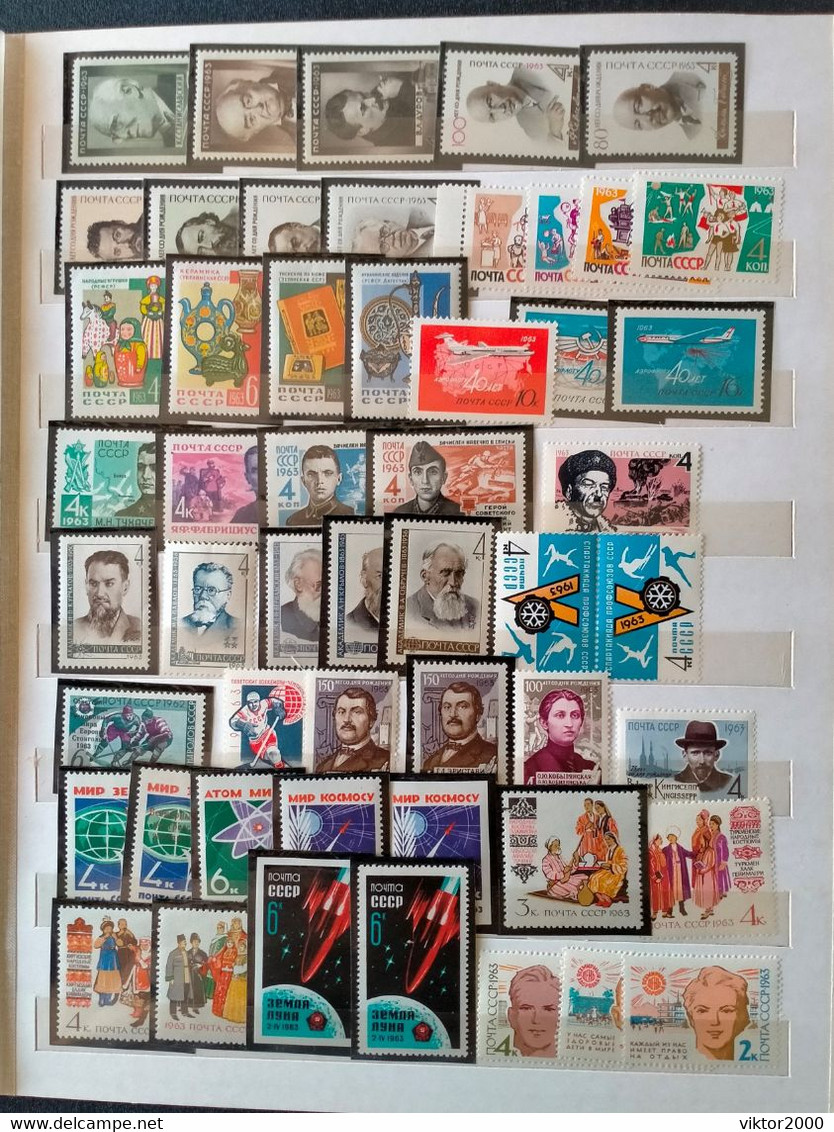 RUSSIA  MNH (**) Complete Years 1963 - Años Completos