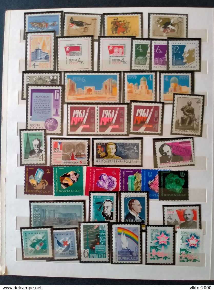 RUSSIA  MNH (**) Complete Years 1963 - Años Completos