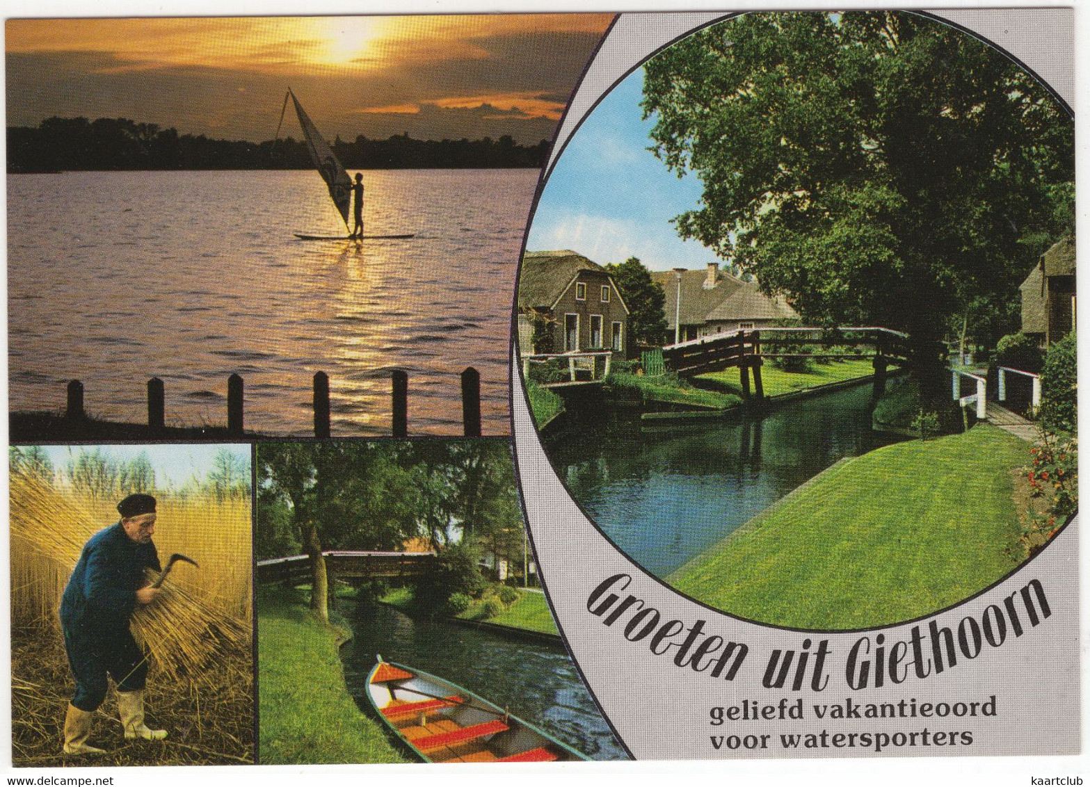 Giethoorn - Geliefd Vakantieoord Voor Watersporters - (Ov., Holland/Nederland) Nr. GIN 17 - Giethoorn