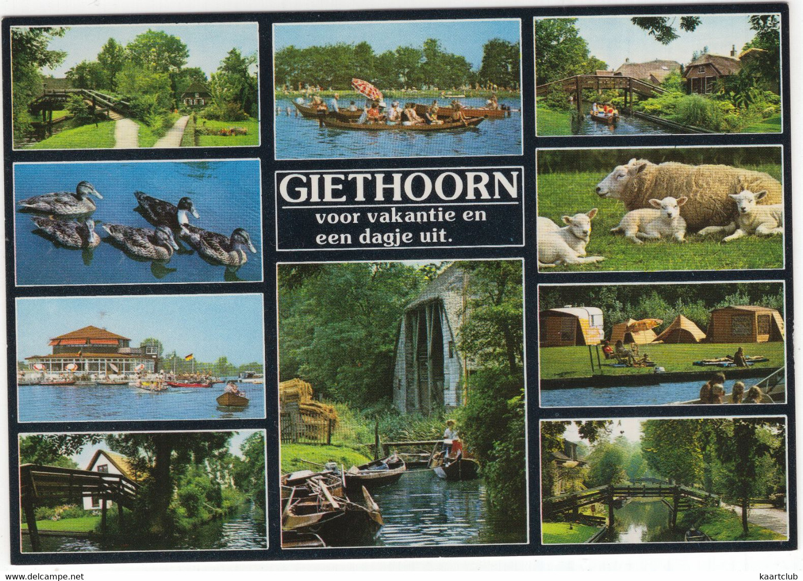 Giethoorn - Voor Vakantie En Een Dagje Uit - (Ov., Holland/Nederland) Nr. GIN 13 - Giethoorn