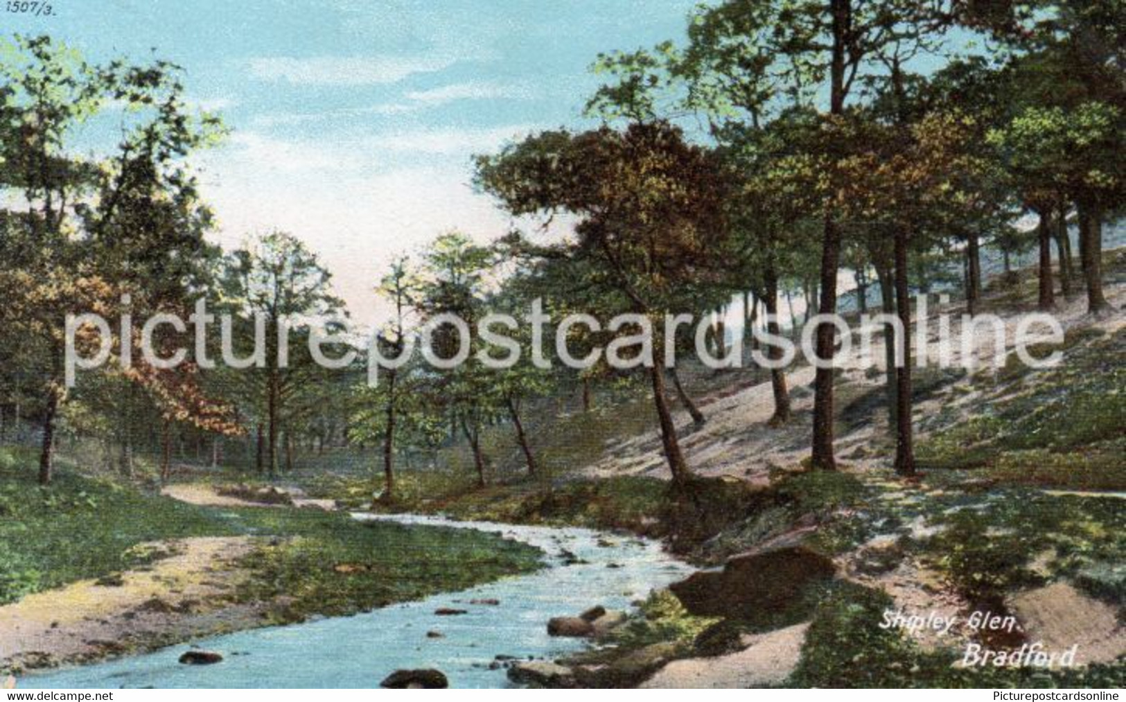 BRADFORD SHIPLEY GLEN OLD COLOUR POSTCARD YORKSHIRE - Bradford