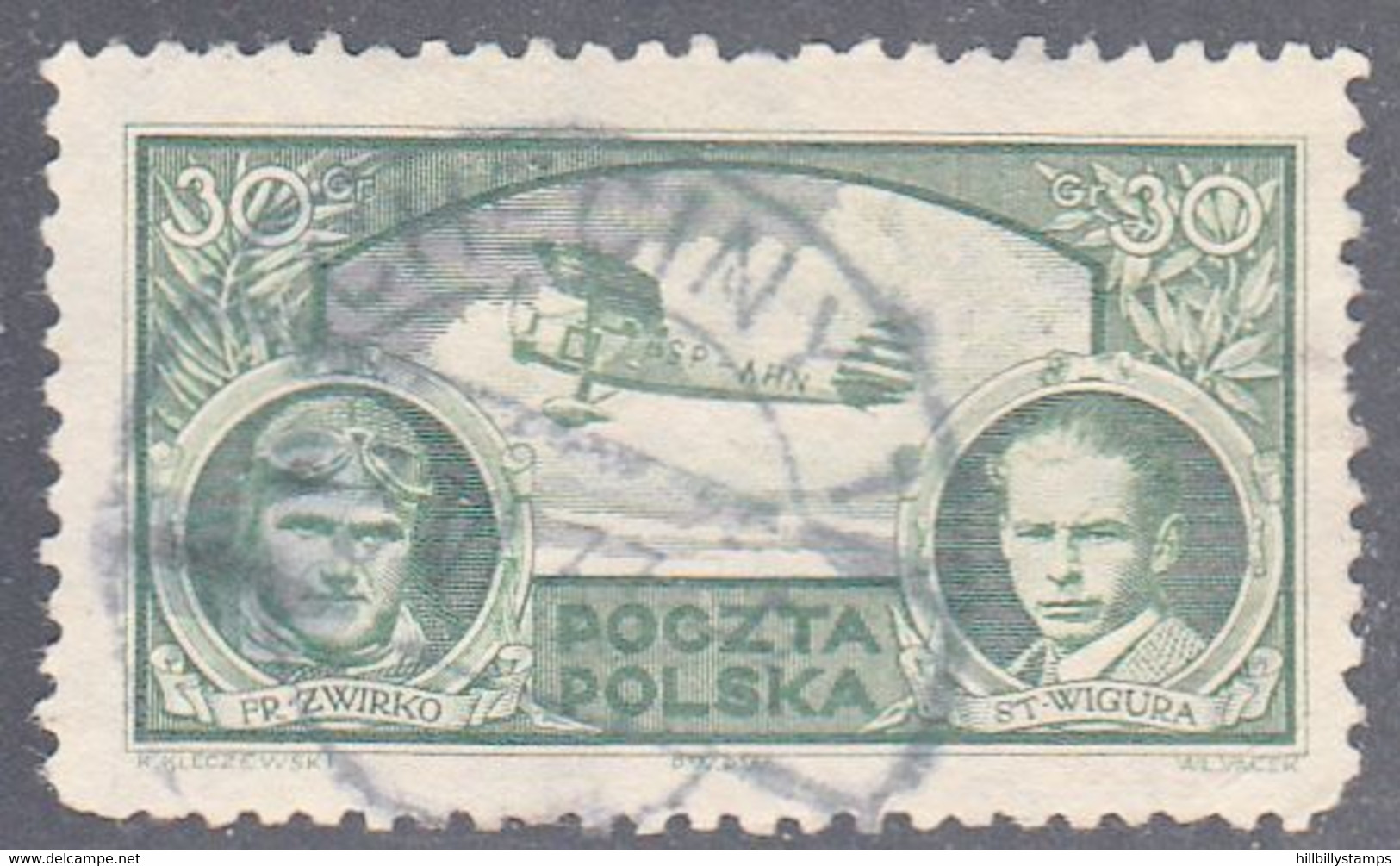 POLAND    SCOTT NO. C10  USED  YEAR 1933 - Usados