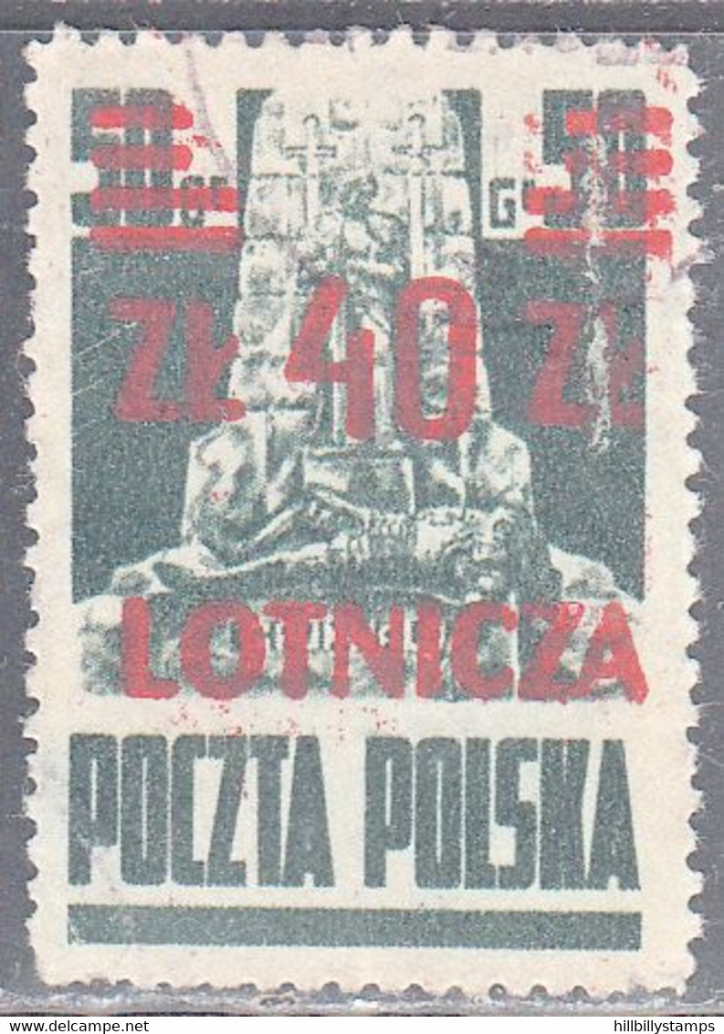 POLAND    SCOTT NO. C19  USED  YEAR 1947 - Usados