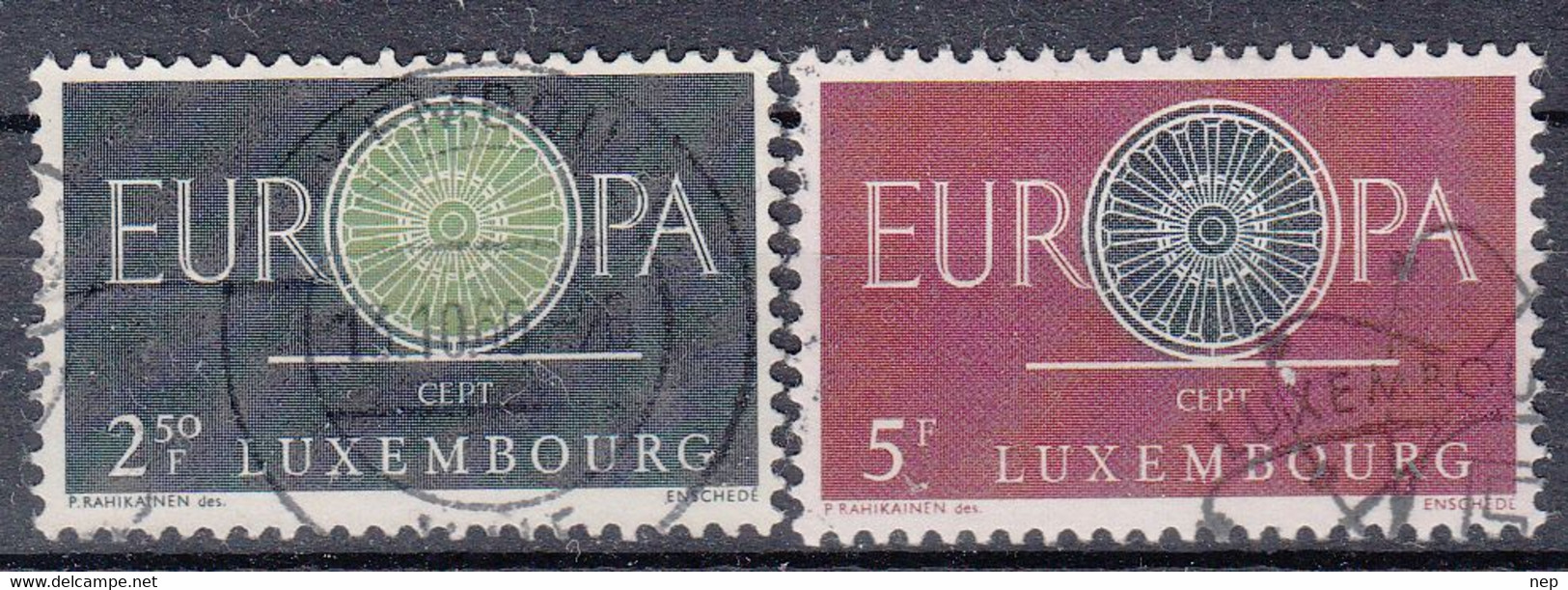 EUROPA - CEPT - Michel - 1960 - LUXEMBURG - Nr 629/30 - Gest/Obl/Us - 1960