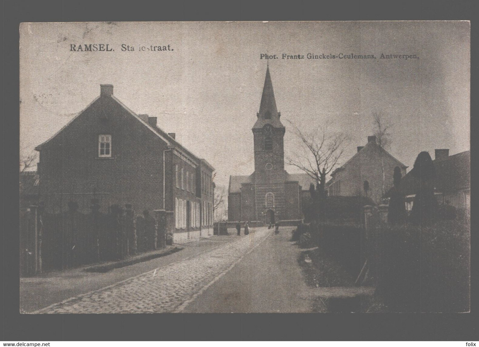 Ramsel - Statiestraat - 1908 - Herselt