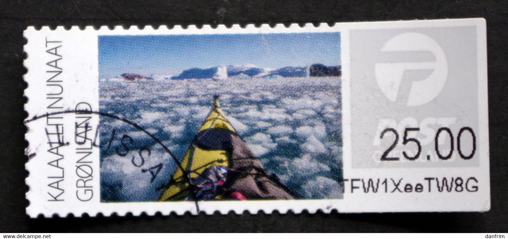 Greenland 2017    MiNr.18    25,00Kr.( Lot   G 2082) - Frankeervignetten