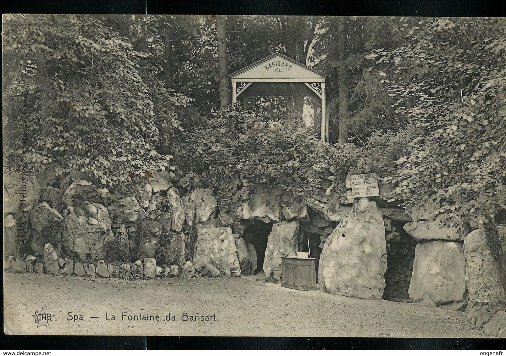 CP ( Spa: La Fontaine Du Barisart) Obl. Touristique SPA 17/09/17 - Rural Post