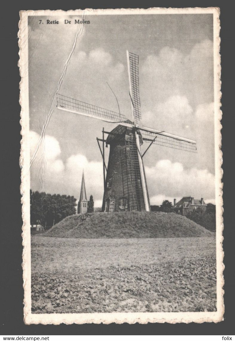 Retie - De Molen - Moulin / Mill - Glossy - Uitg. Gevers-Melis - Retie