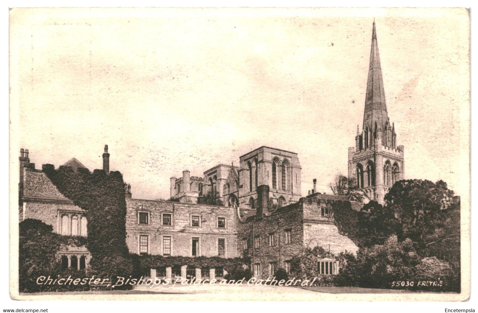 CPA- Carte Postale Royaume Uni- Chichester Bishop's Palace And Cathedral VM36715 - Chichester