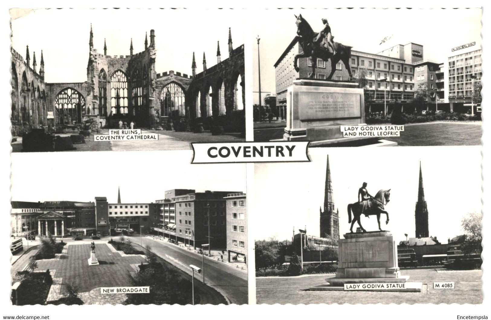 CPSM- Carte Postale Royaume Uni- Coventry Multi Vues 1964 VM36716 - Coventry