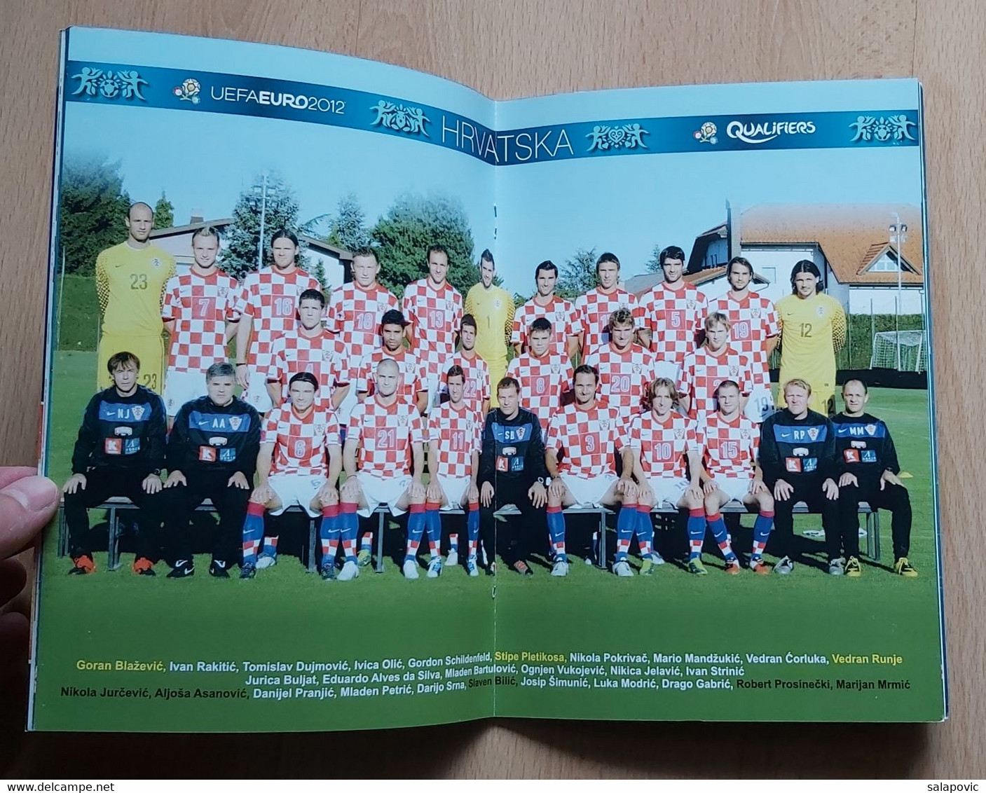 CROATIA V GEORGIA - 2012  UEFA EURO Qualifiers FOOTBALL MATCH PROGRAM - Livres