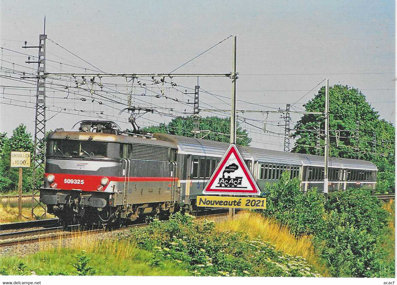 701 - BB 9325 Et Train Corail Vers Toulouse, à Grisolles (82) - - Grisolles