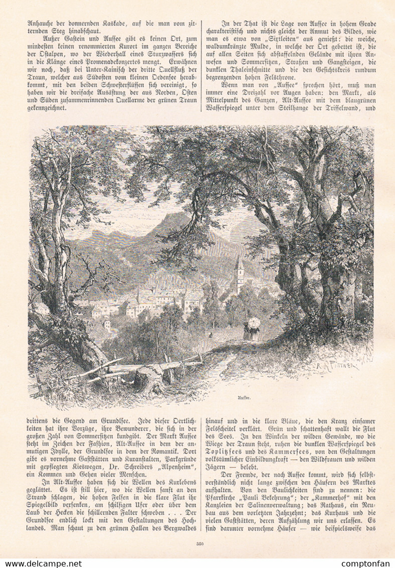 A102 870 Steiermark Leoben Erzberg Gesäuse U.a. Artikel Mit 10 Bildern 1893 !! - Autres & Non Classés