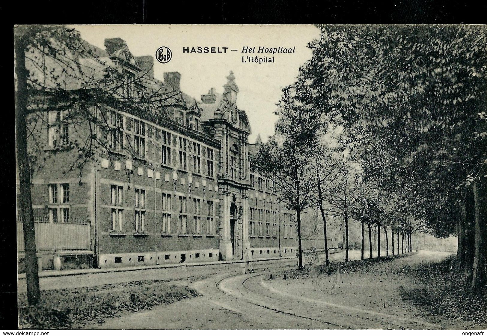 CP ( Hasselt: Het Hospitaal) Obl. Roulette Continue (1923) - Correo Rural