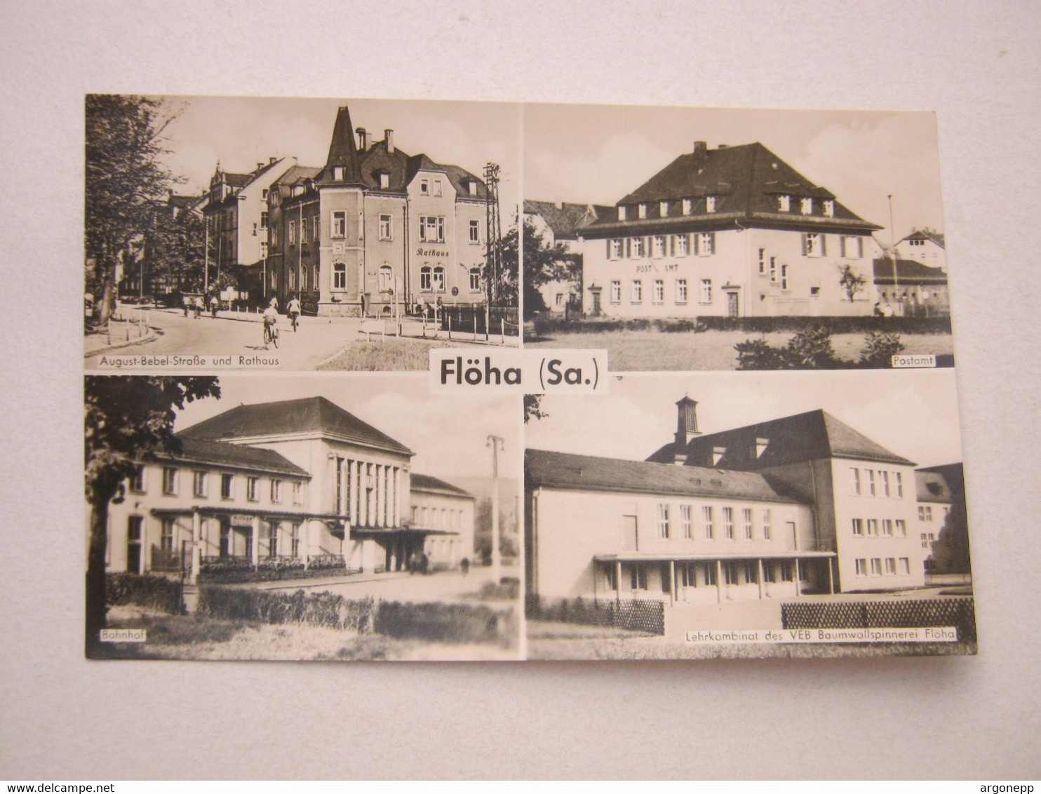 FLÖHA  ,  Schöne Karte   , 2 Scans - Flöha