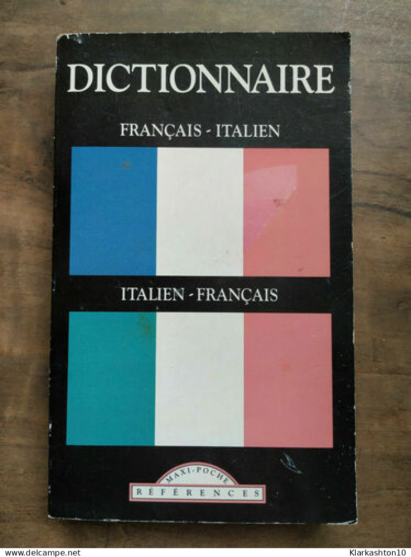 Dictionnaire Français Italien Italien Français Maxi Poche - Other & Unclassified