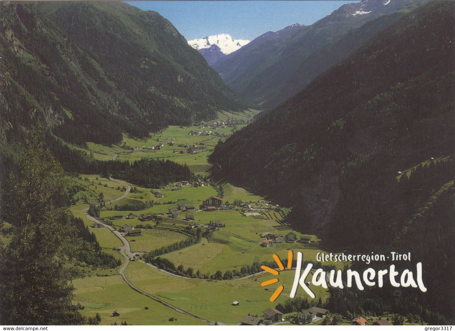 8938) Gletscherregion Tirol KAUNERTAL - Straße Von Oben - - Kaunertal