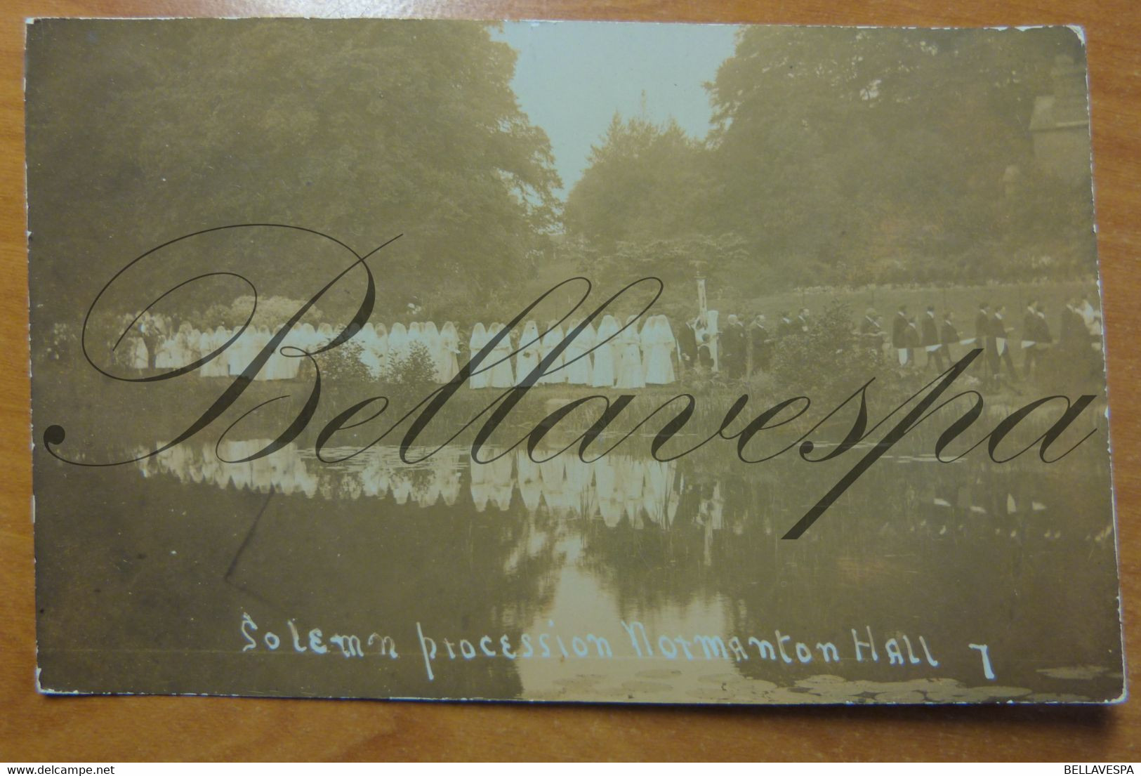 Normanton Hall. Solemn Porcession  RPPC - Other & Unclassified