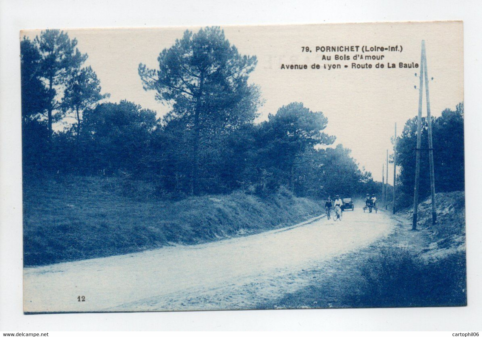 - CPA PORNICHET (44) - Au Bois D'Amour - Avenue De Lyon - Route De La Baule - Edition Chapeau N° 79 - - Pornichet