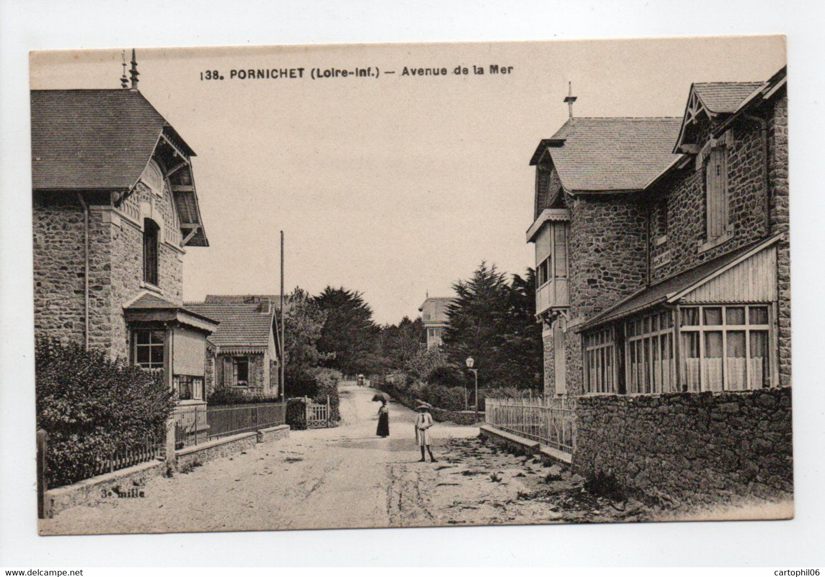 - CPA PORNICHET (44) - Avenue De La Mer - Edition Chapeau 138 - - Pornichet