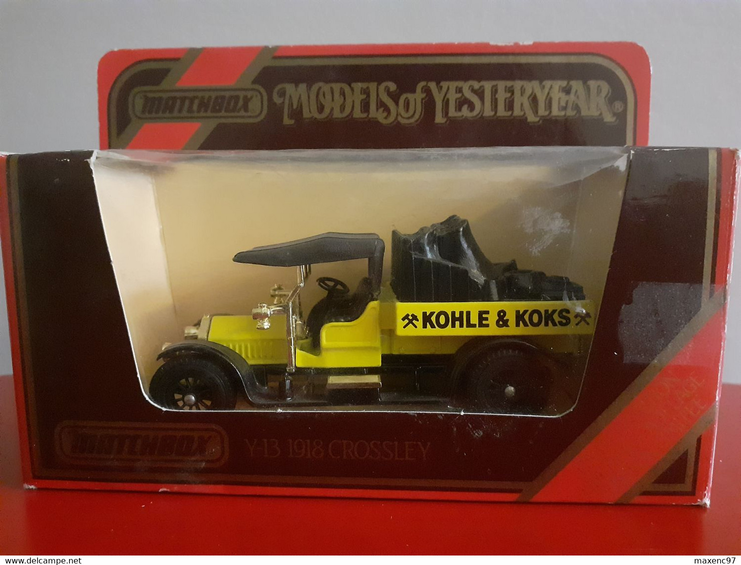 CAMION  Y13 1918 CROSSLEY KOHLE AND KOKS MATCHBOX MODELS OF YESTERYEAR - Matchbox