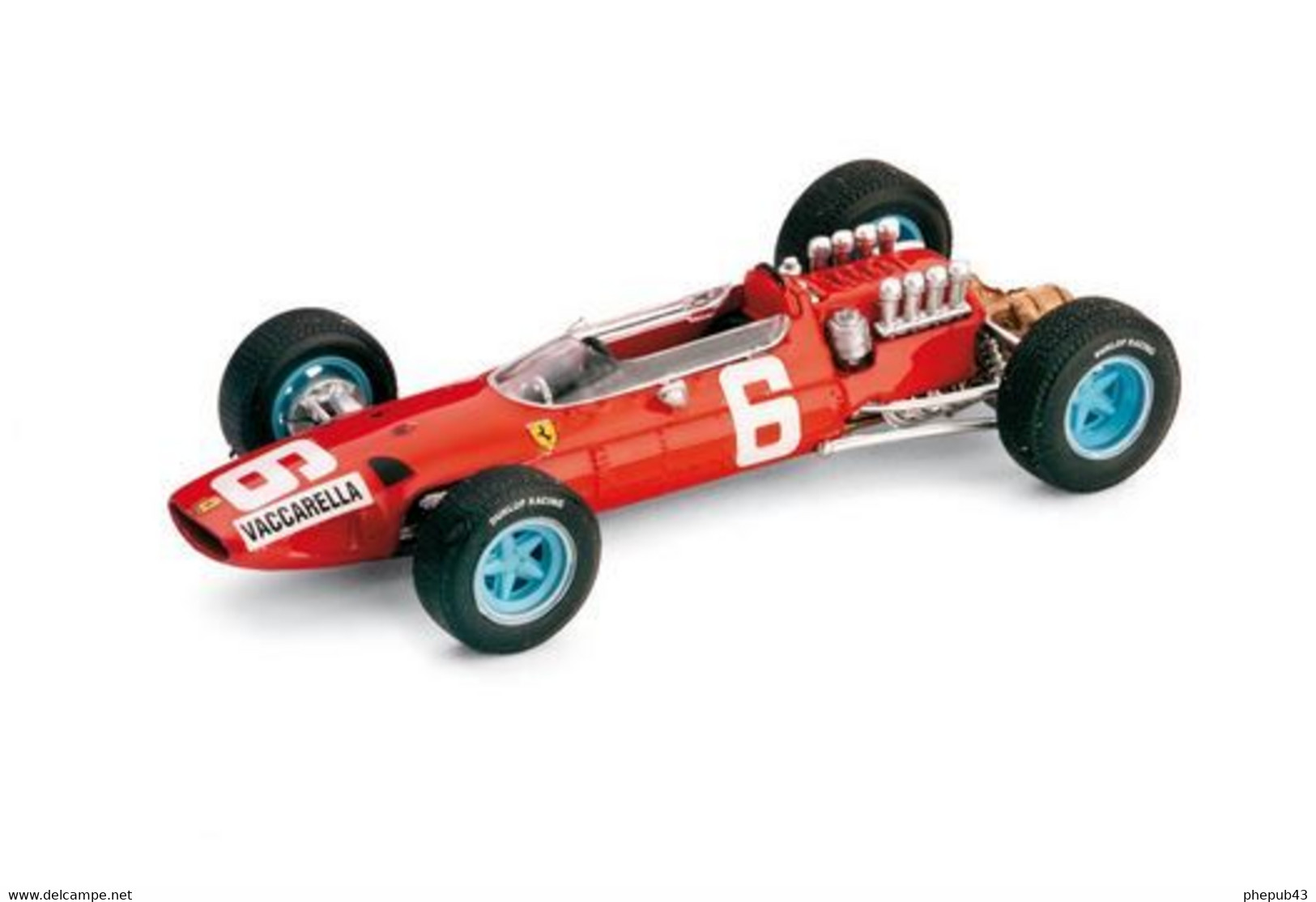 Ferrari 158 - Nino Vaccarella - 12th GP FI Italy 1965 #6 - Brumm - Brumm