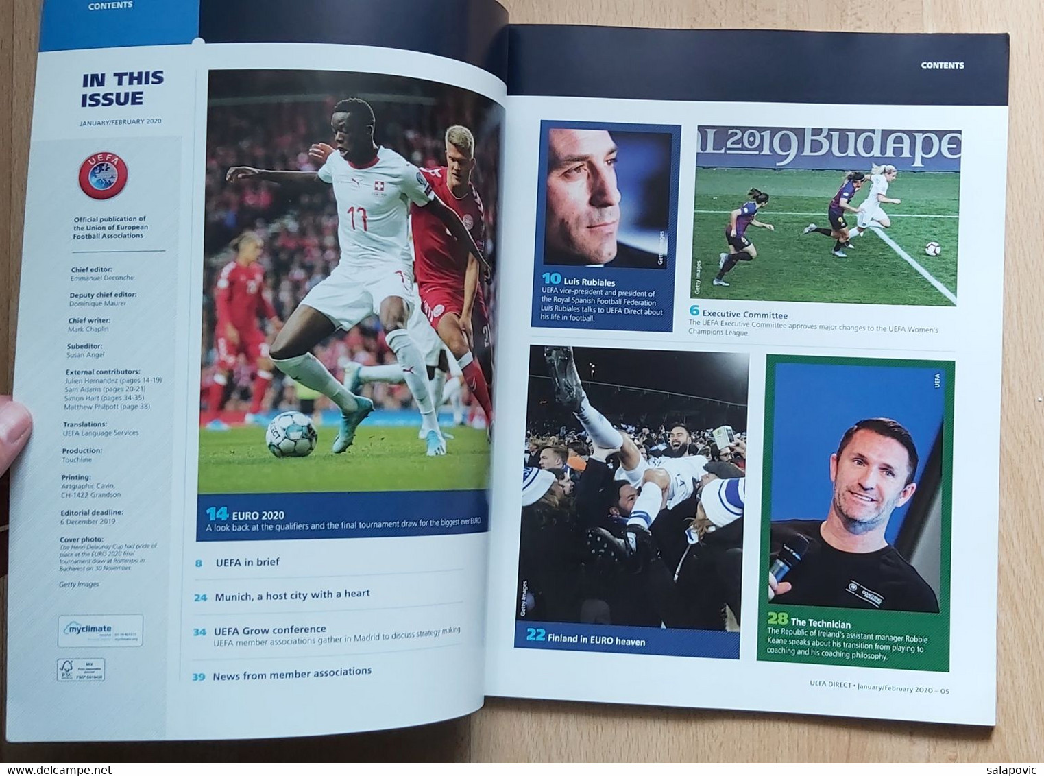 UEFA DIRECT NR.188 JANUARY/FEBRUARY 2020, MAGAZINE - Livres