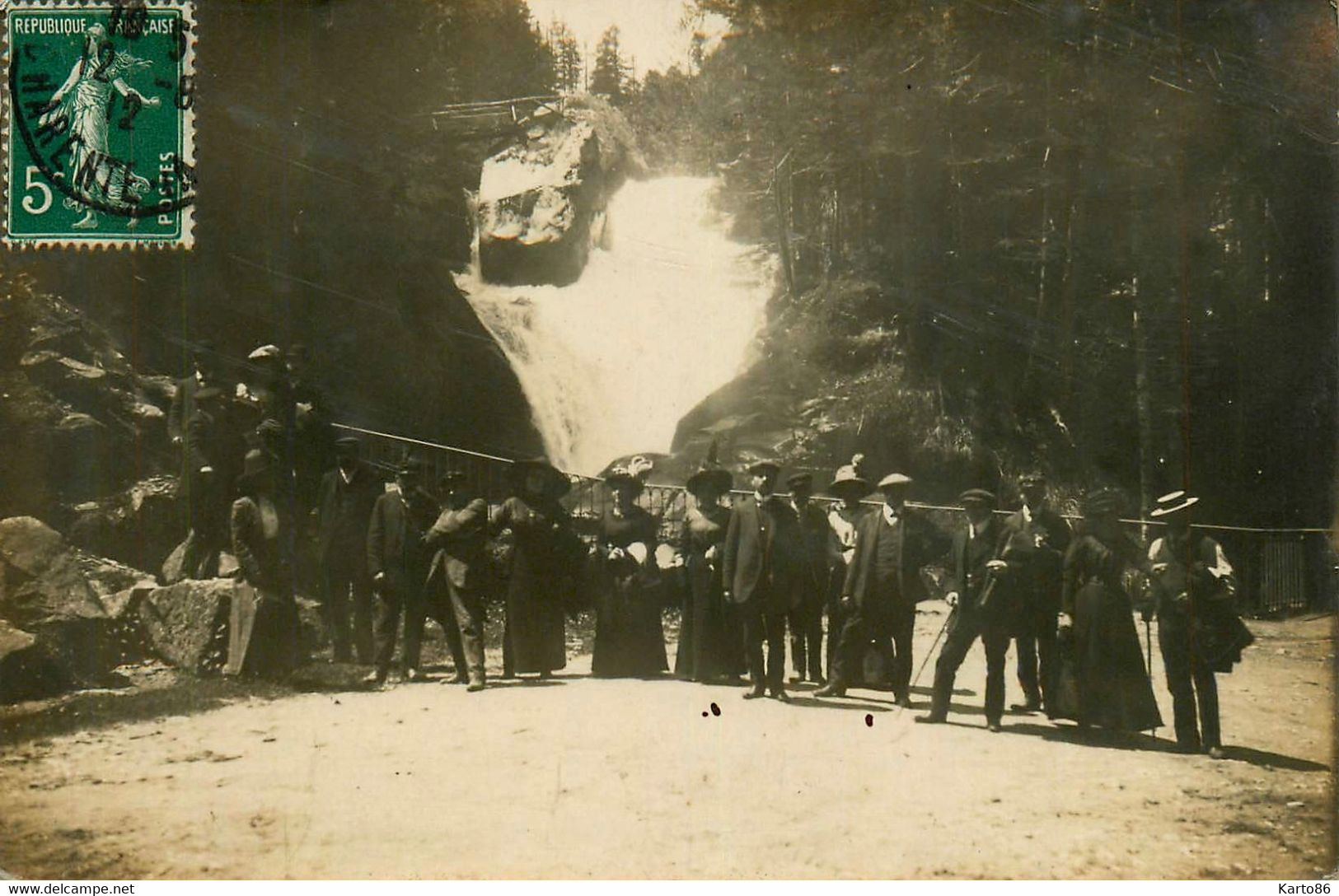 Gilette * Carte Photo * à La Cascade Des Cerisays - Cerizay