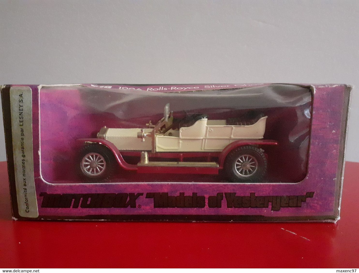 VOITURE Y10 ROLLS ROYCE SILVER GHOST 1906 BLANCHE ET VIOLET MATCHBOX MODELS OF YESTERYEAR - Matchbox