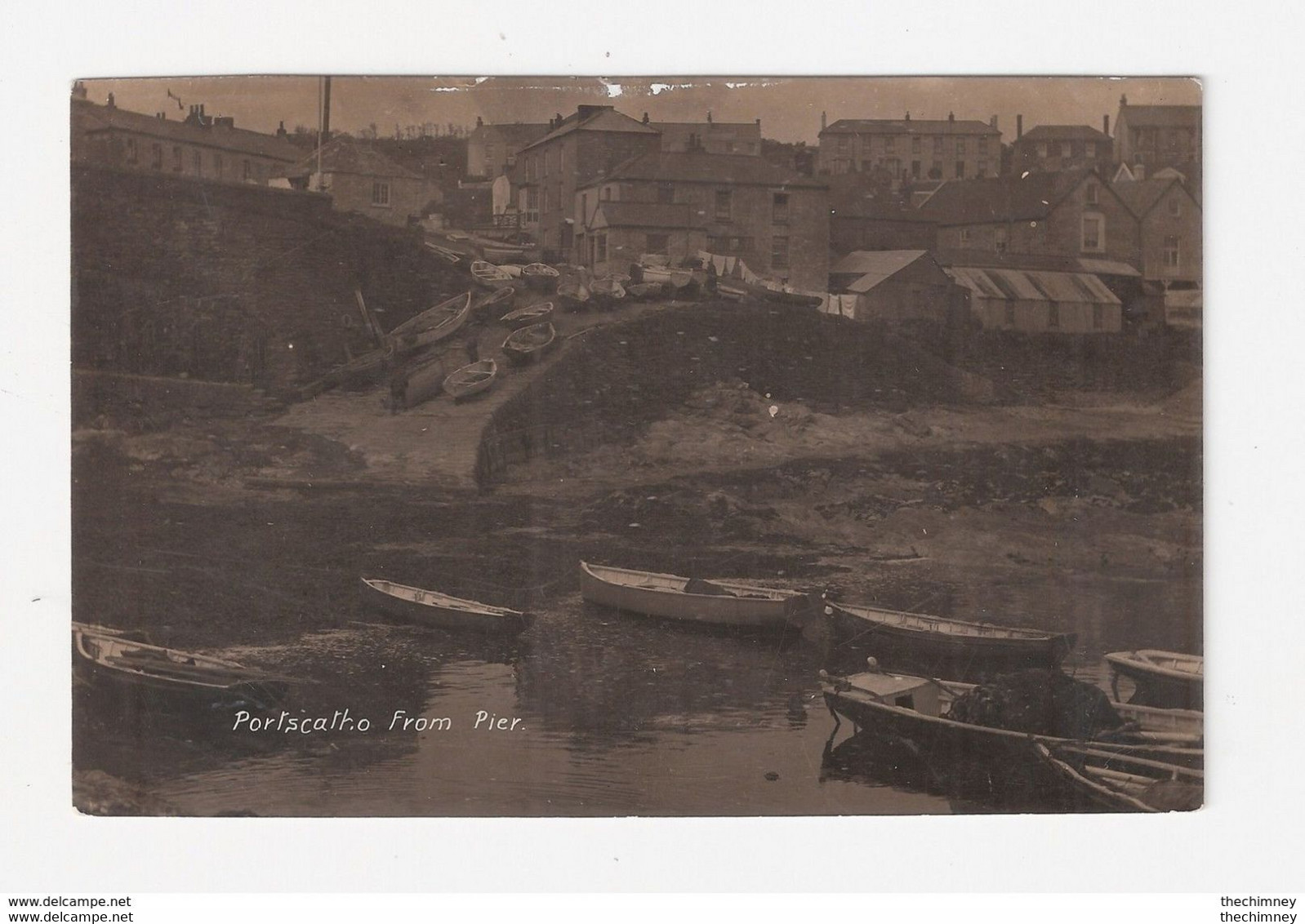 RP PORTSCATHO FROM THE PIER Nr GERRANS St.JUST IN ROSELAND & St. Mawes Cornwall - Andere & Zonder Classificatie
