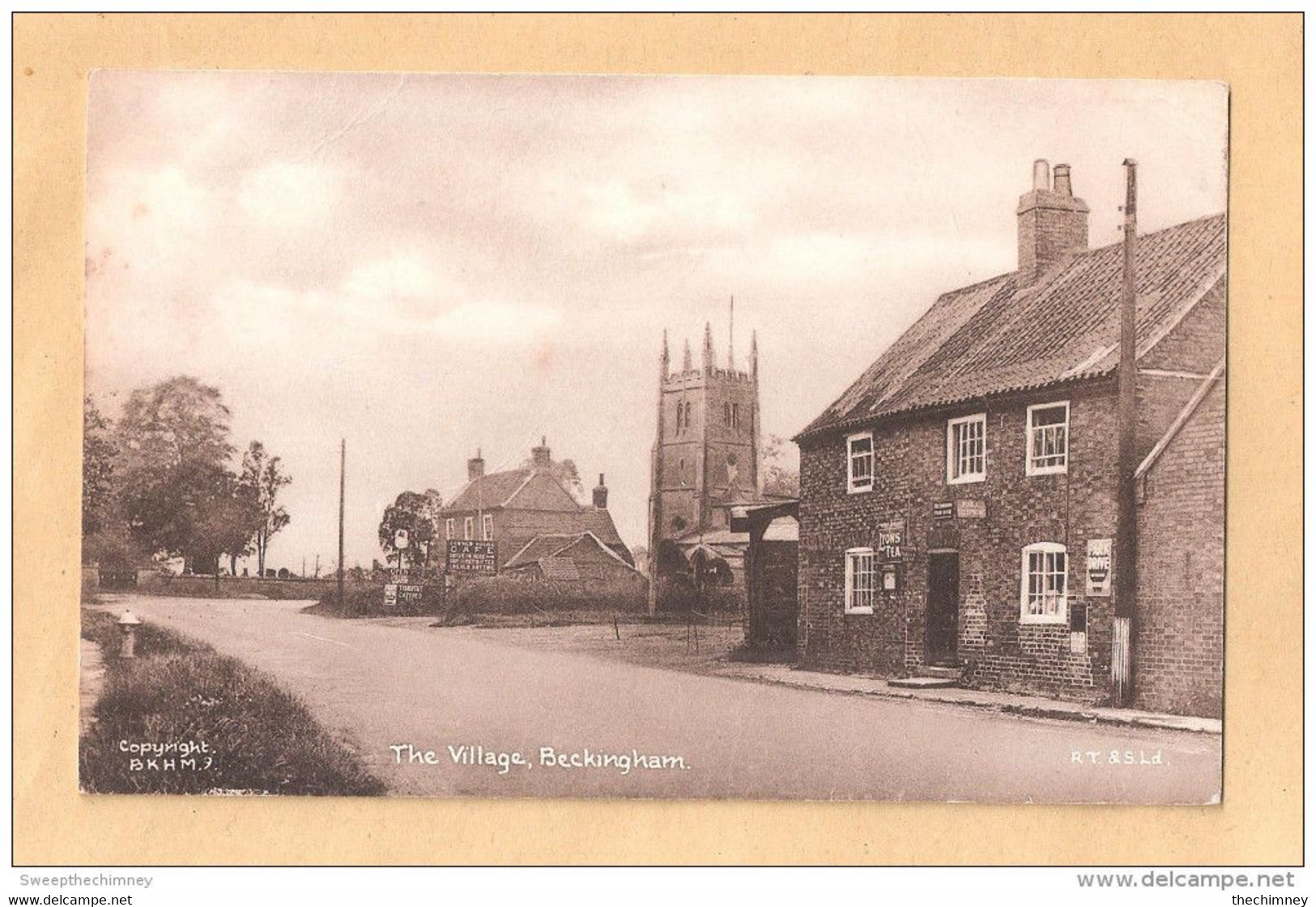 Raphael Tuck & Sons Ltd The Village & Post Office Beckingham Near Gainsborough Unused - Autres & Non Classés