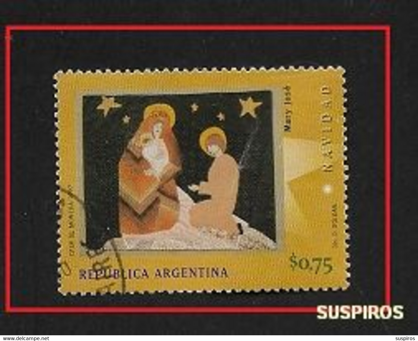 ARGENTINTA 1997 Christmas, Tapestries Of The Nativity  Ø - Used Stamps