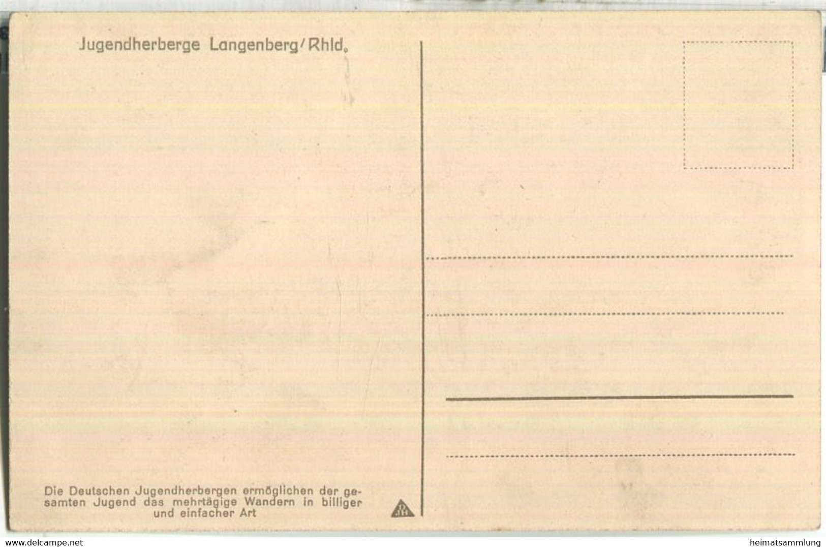 Velbert - Langenberg - Jugendherberge - Verlag DJH - Velbert
