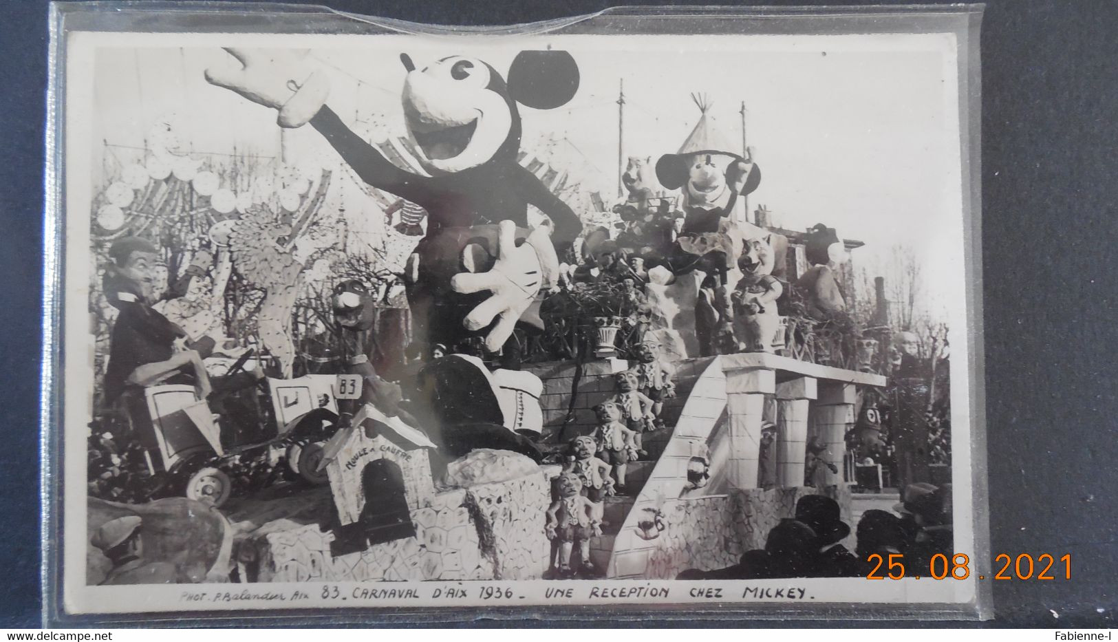 CPSM - Carte-Photo - Carnaval D'Aix 1936 - Une Réception Chez Mickey - Aix En Provence