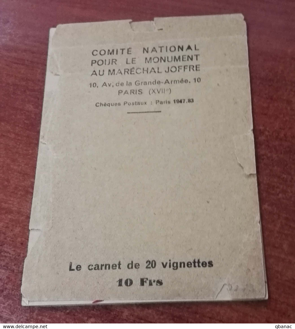 France Marechal Joffre Carnet - Blocs & Carnets