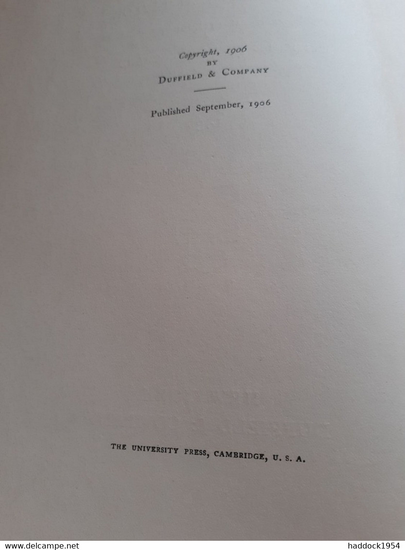 MOLIERE A Biography H.C. CHATFIELD-TAYLOR Duffield Et Company 1906 - Théâtre