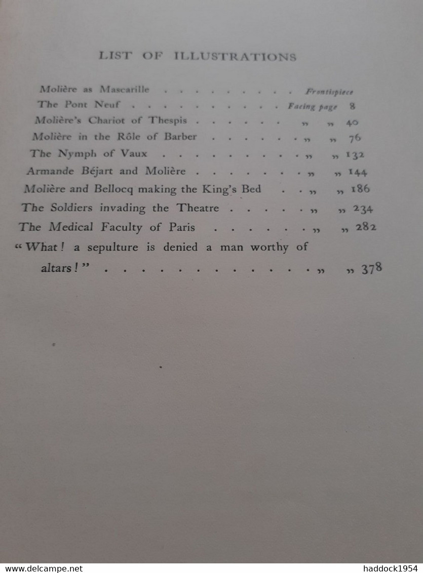 MOLIERE A Biography H.C. CHATFIELD-TAYLOR Duffield Et Company 1906 - Théâtre