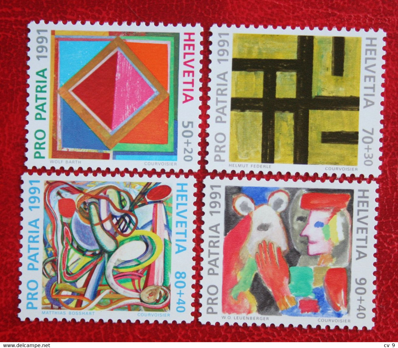 PRO PATRIA Kunst Und Kultur Mi 1446-1449 Yv 1374-1377 1991 POSTFRIS / MNH ** Suisse Schweiz Switserland - Unused Stamps