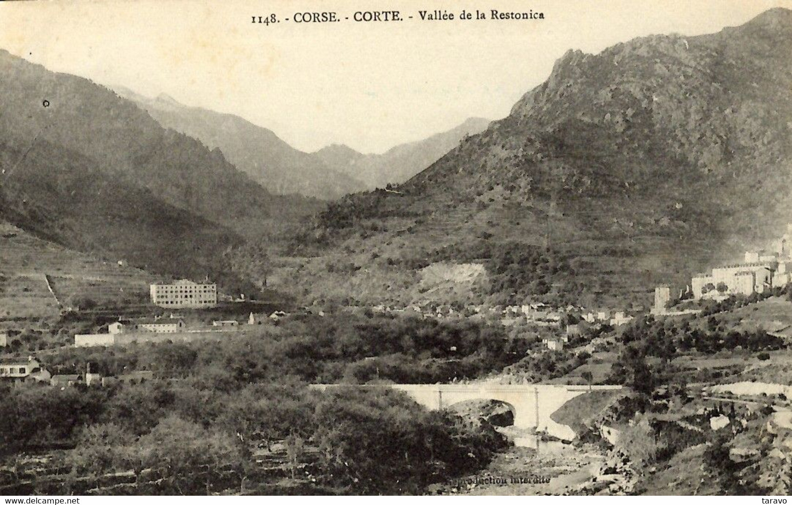 CORSE  -  CORTE - Vallée De La Restonica - 1905 - Corte